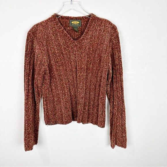 Free People Vintage Y2k 90s Fuzzy Pullover Sweater Fall Retro Large - Picture 1 of 7
